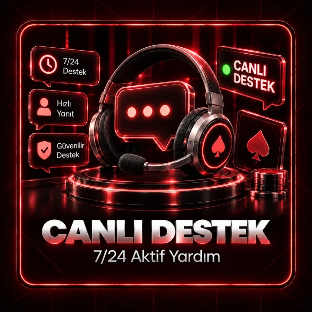 Canlı Destek — 7/24 Aktif Yardım